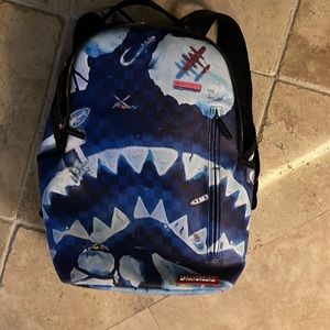 Sprayground Aerial Drone Iceberg Backpack - Blue